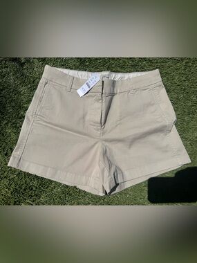 J. Crew Tan Chino Bermuda Shorts